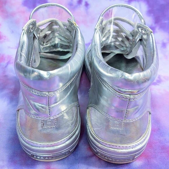 BCBGeneration Clear & Metallic Silver Sneakers: 7 - Picture 12 of 16